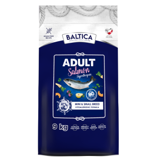 Łosoś (Hypoallergenic) dla ras małych i miniaturowych karma 9kg - Baltica Excellent
