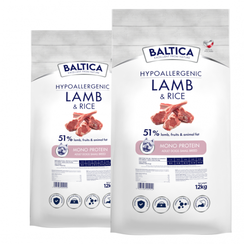 copy of Baltica Adult Lamb&Rice S 12kg