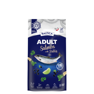 Łosoś z królikiem dla ras średnich karma 3kg - Baltica Excellent