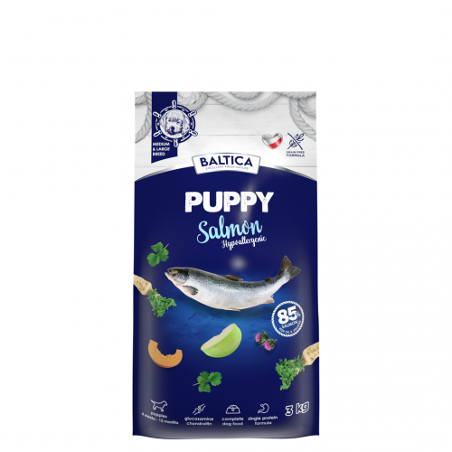 PUPPY Karma z łososiem dla szczeniąt małe rasy 3kg