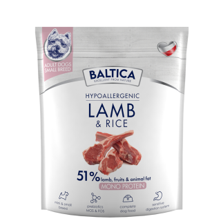 PL -  Karma z jagnięciną ryżem dla małych ras 1kg