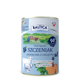 PL - Karma mokra Szczeniak Jagnięcina z cielęciną 400g