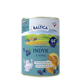 PL - Karma mokra Indyk z dynią 400g