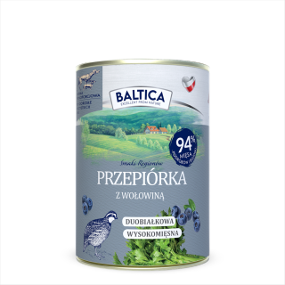 PL - Karma mokra przepiórka z wołowiną 400g
