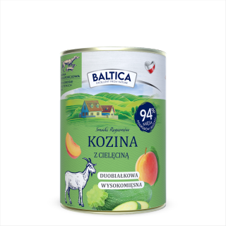 PL - Karma mokra kozina z cielęciną 400g