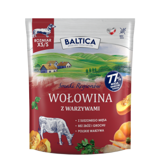 PL - Baltica Wołowina z warzywami dla ras małych i miniaturowych 1kg