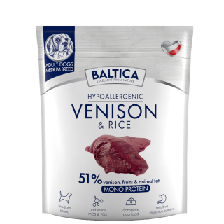 PL - Karma z dziczyzną dla psów ras średnich 1kg