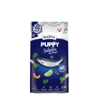 Łosoś (Hypoallergenic) dla szczeniąt ras małych i miniaturowych karma 3kg -  Baltica Excellent