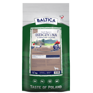2x Baltica Dziczyzna z owocami leśnymi dla ras olbrzymich 12kg