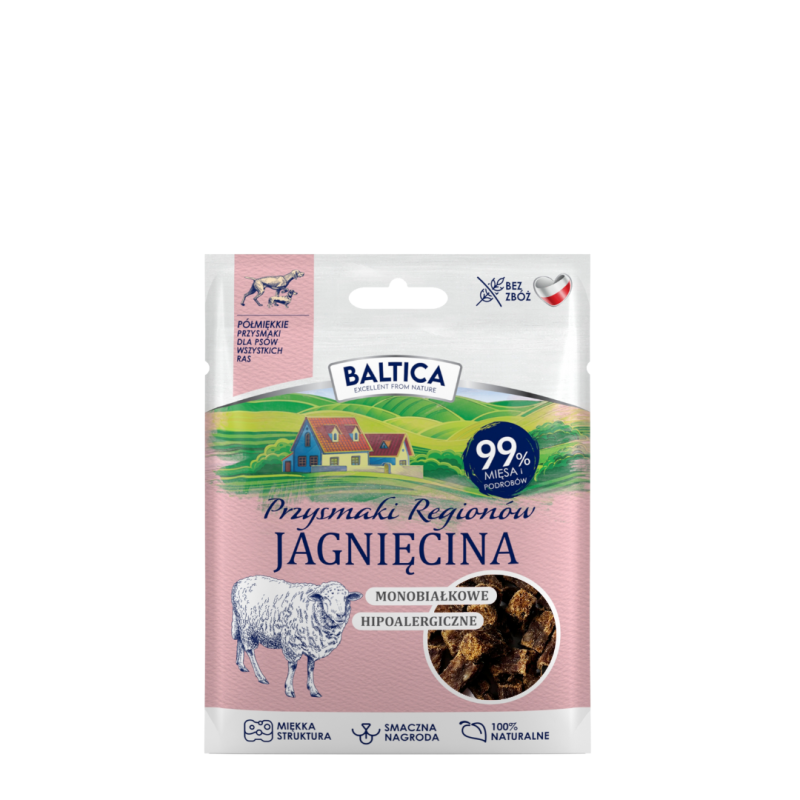 Półmiękkie przysmaki dla psów z jagnięciny 30g