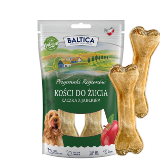 Kości do żucia kaczka z jabłkiem 2 szt.