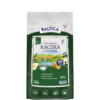 Kaczka z gruszką dla ras małych i miniaturowych karma 6kg - Baltica Smaki Regionów
