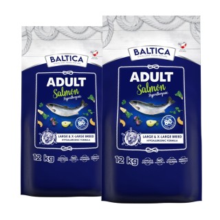 2 x 12kg Karma hypoalergiczna łososiem dla dużych ras