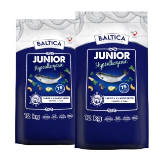 2 x 12kg BALTICA Karma dla juniora z łososiem large
