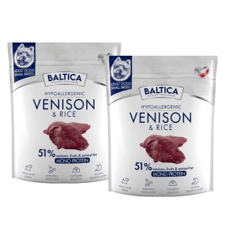 2x Karma z dziczyzną i ryżem dla małych ras 1kg