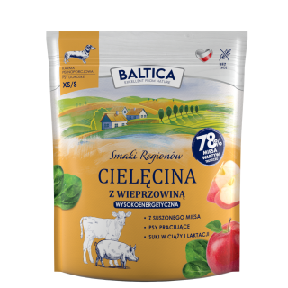 Cielęcina z wieprzowiną dla ras małych i miniaturowych 1kg