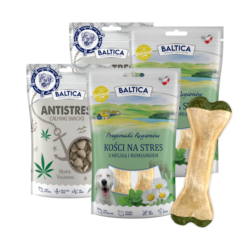 Zestaw przysmaków na stres dla psa