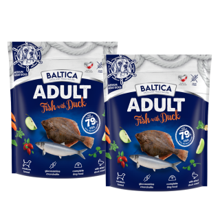 2x Ryba z kaczką dla ras średnich karma 1kg - Baltica Excellent