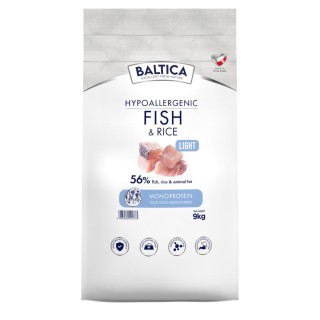Ryba z ryżem (Light) dla ras średnich karma 9g - Baltica Nutraceutic