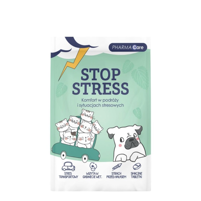 Stop stress tabletki dla psa i kota 10szt.