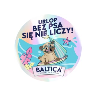 Naklejka na laptopa „Urlop bez psa się nie liczy”