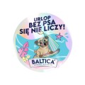 Naklejka na laptopa „Urlop bez psa się nie liczy”