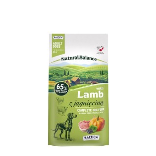 Jagnięcina dla ras średnich i dużych karma 3kg - Baltica Natural & Balance