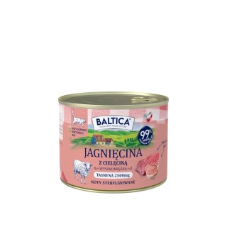 PL - Karma mokra jagnięcina z cielęciną dla kota 185g - Baltica Smaki Regionów