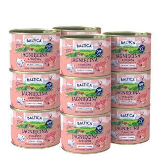 12x Karma mokra jagnięcina z cielęciną 185g - Baltica Smaki Regionów