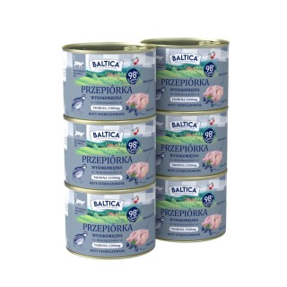 6x Karma mokra mono przepiórka 185g - Baltica Smaki Regionów