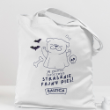 Halloweenowy zestaw grzecznego psiaka + kubek ceramiczny + strasznie fajna torba