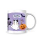 Halloweenowy zestaw grzecznego psiaka + kubek ceramiczny + strasznie fajna torba