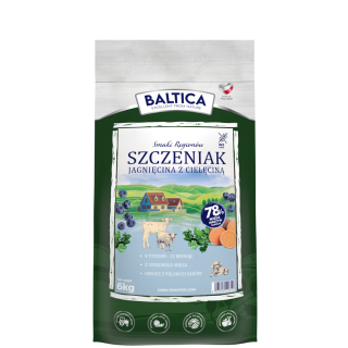 Jagnięcina z cielęciną dla szczeniąt wszystkich ras karma 6kg - Baltica Smaki Regionów