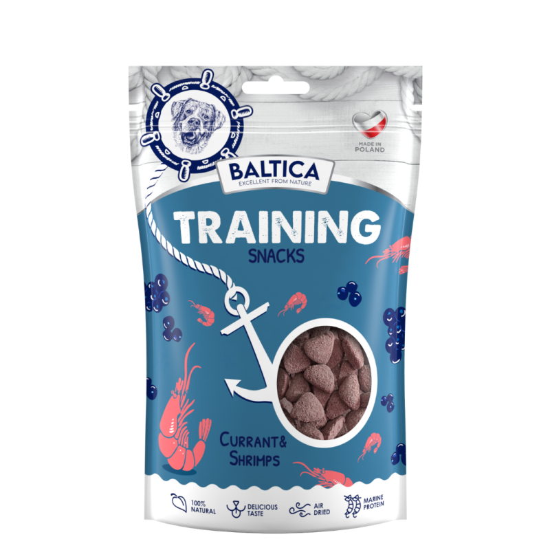 BALTICA przysmaki treningowe z czarną porzeczką 100g