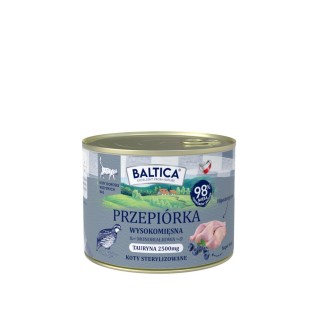 12x Karma mokra mono przepiórka 185g - Baltica Smaki Regionów