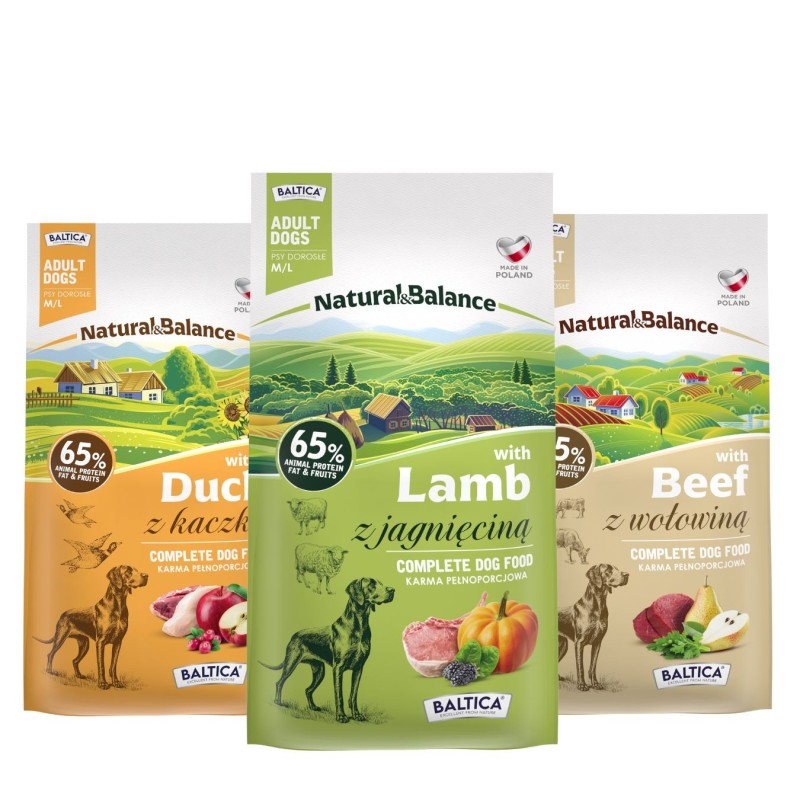 Zestaw mix 3 kg - Baltica Natural & Balance