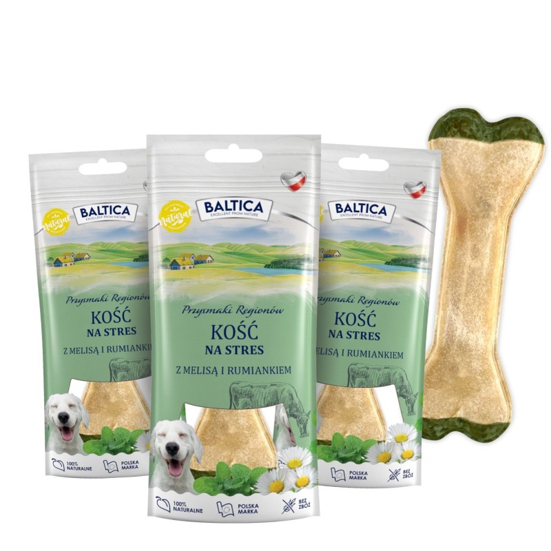 3x BALTICA Gryzaki na stres dla psa 1 szt