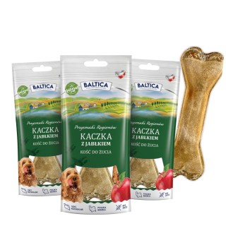3x Kość do żucia kaczka z jabłkiem 1 szt.