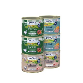 Zestaw 6x 185g karma dla kotów dorosłych MIX 1