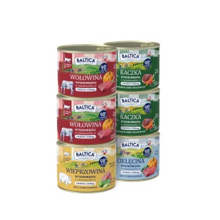 Zestaw 6x 185g karma dla kotów dorosłych MIX 3