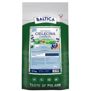 Cielęcina z jagnięciną dla ras olbrzymich karma 12kg - Baltica Smaki Regionów