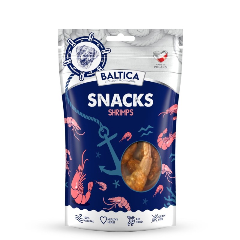 BALTICA Krewetki dla psów / rybne przysmaki dla psa