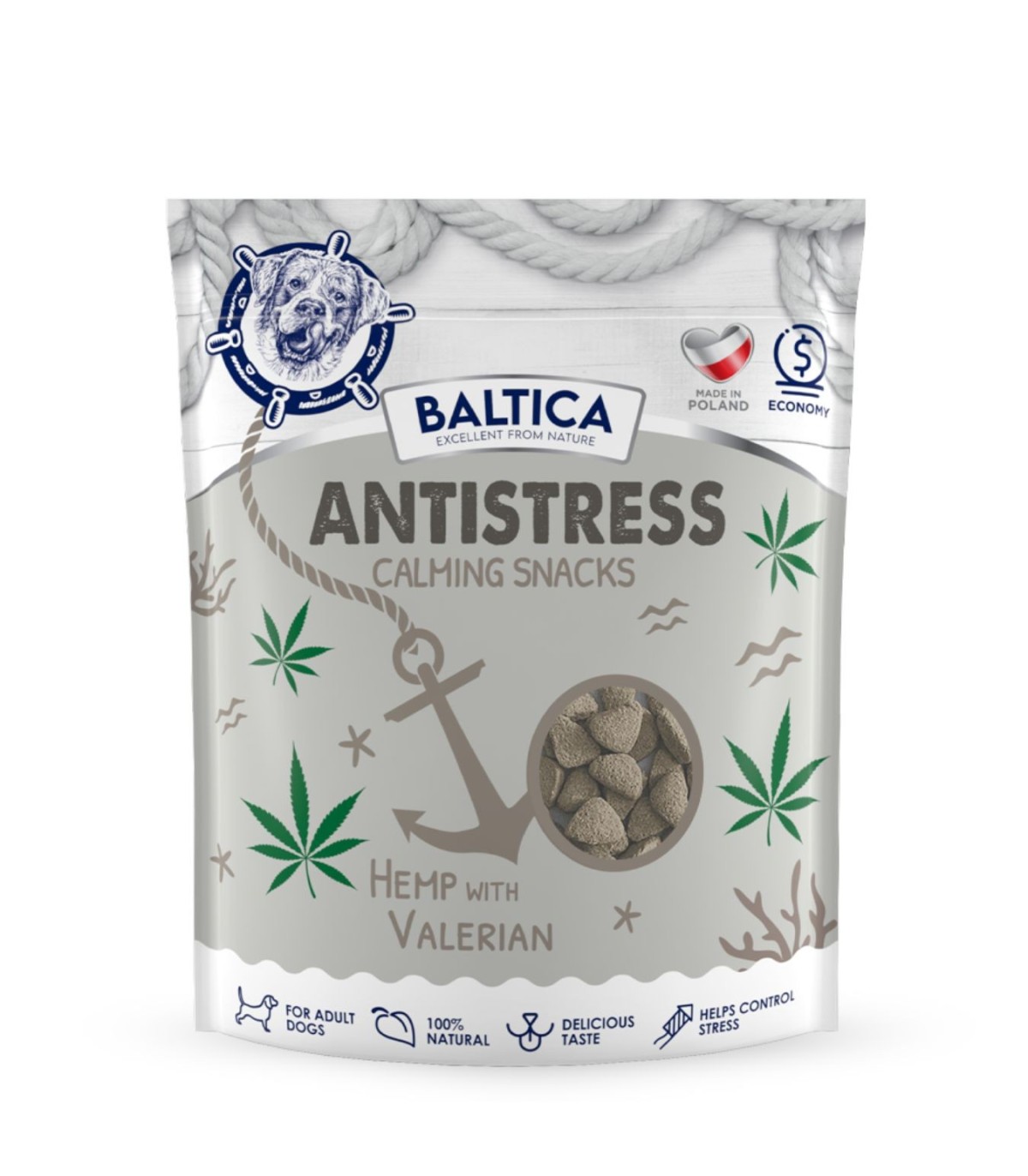 Przysmaki na stres dla psa z konopią | BALTICA Polska Marka