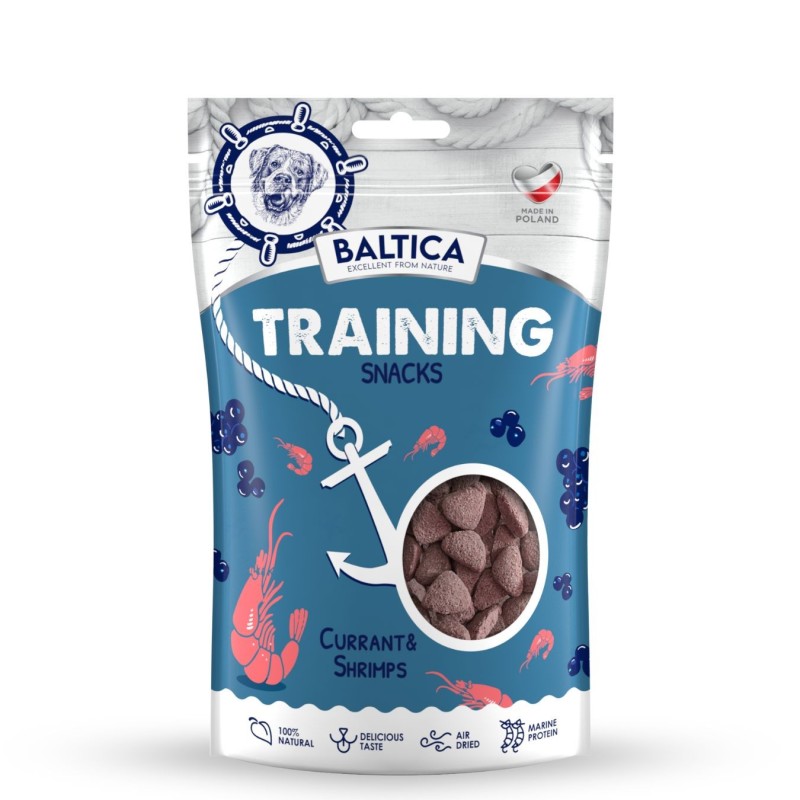 Przysmaki treningowe dla psa - krewetka i porzeczka PL