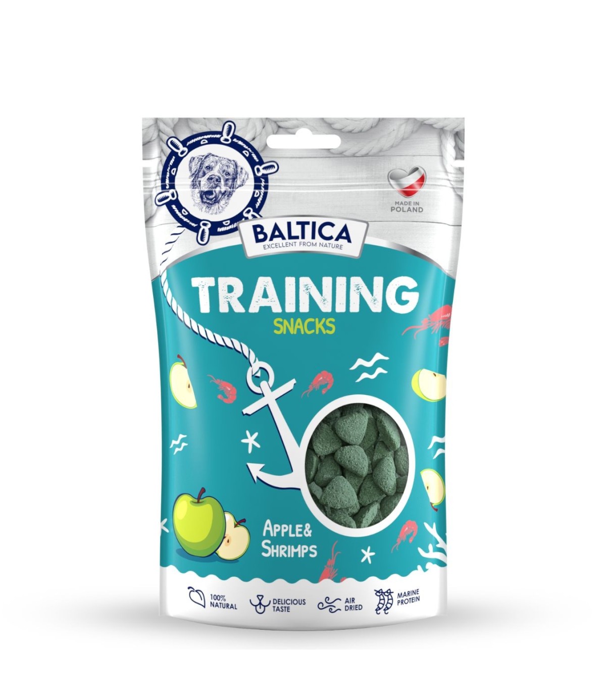 Przysmaki dla psów treningowe z jabłkiem