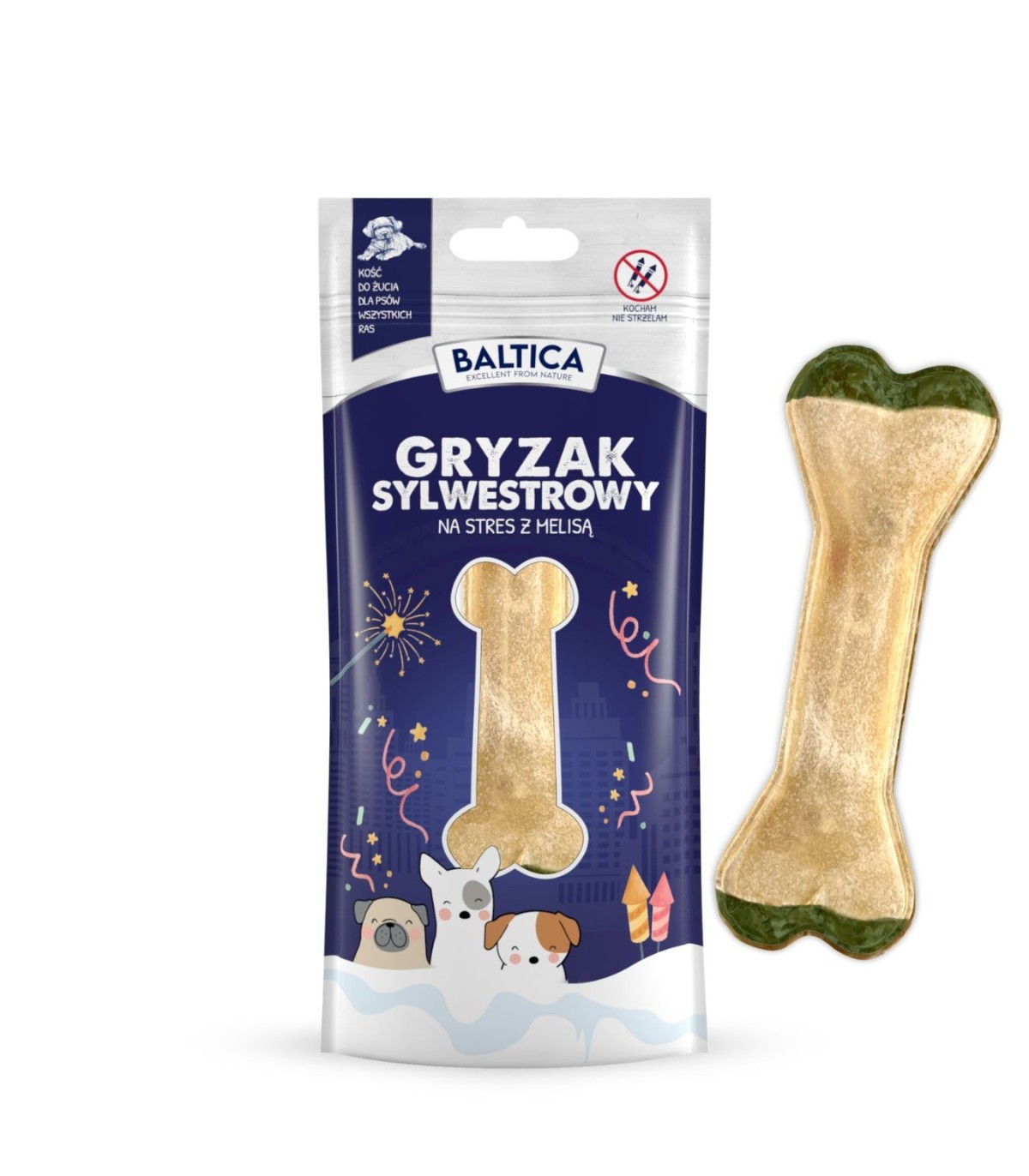 Kość Sylwestrowa na stres 1 szt.