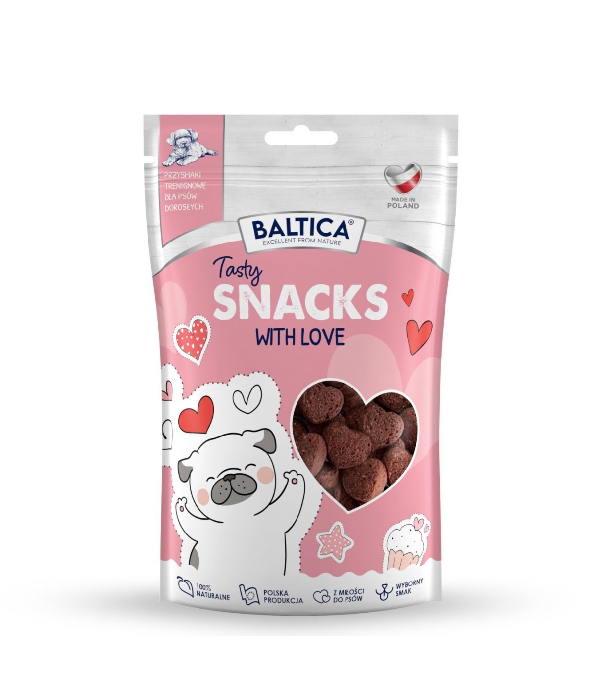 Przysmaki treningowe dla psa - krewetka i porzeczka PL