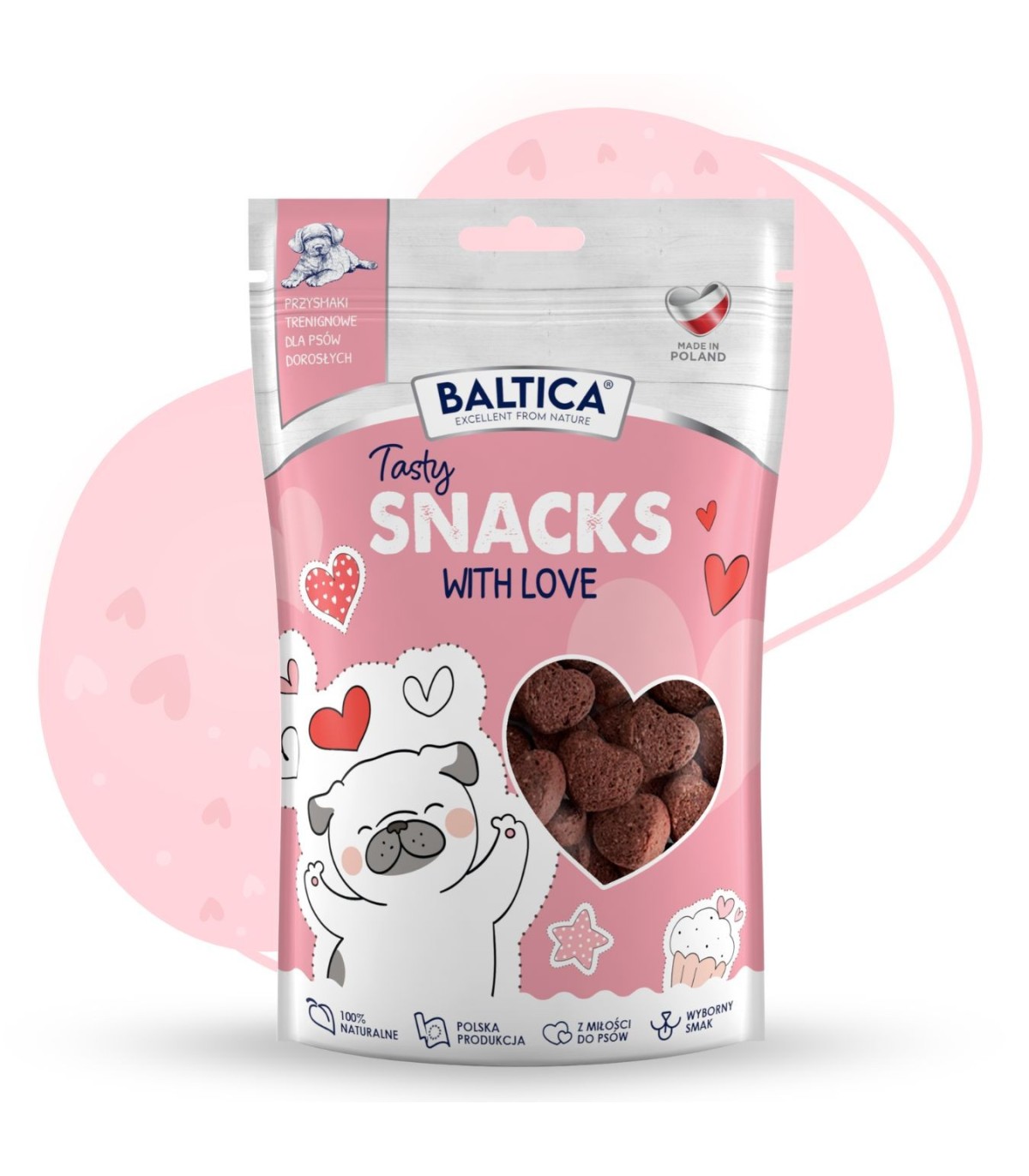 Przysmaki treningowe dla psa - krewetka i porzeczka PL