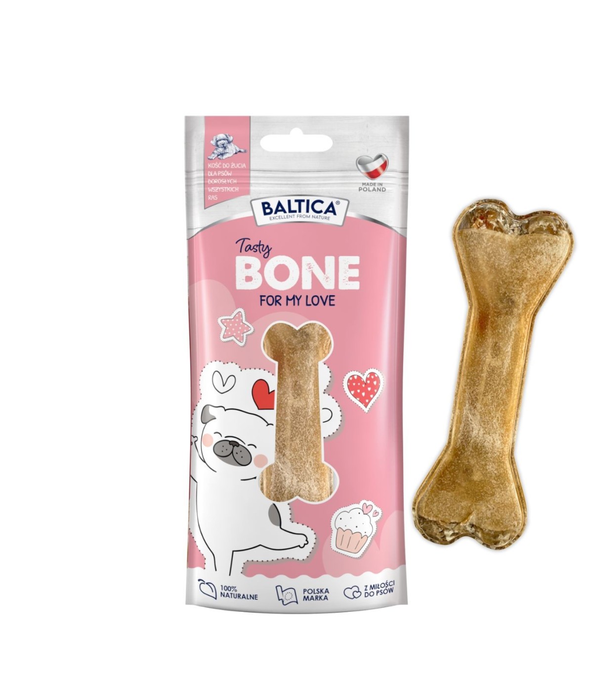 Baltica Tasty Bone For My Love - kość wołowa 1szt.