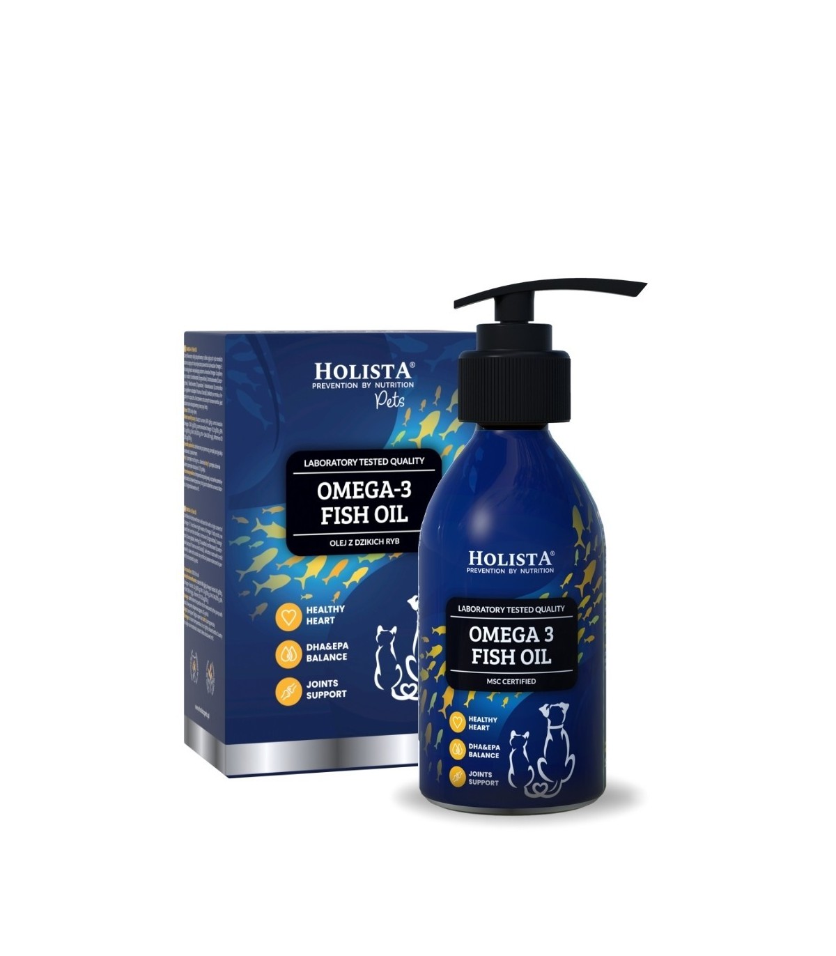 Holista Olej omega 3 dla psa i kota 100ml